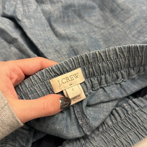 J.Crew Chambray Drawstring Pant - Picture 6 of 7